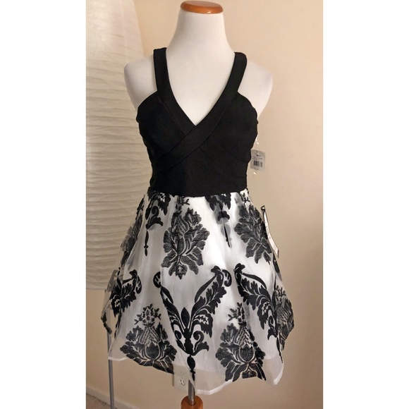 macy's black short dress